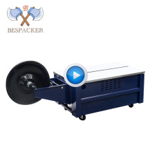 Bespacker KZ-900L low type semi-automatic hand box strapping packaging machine